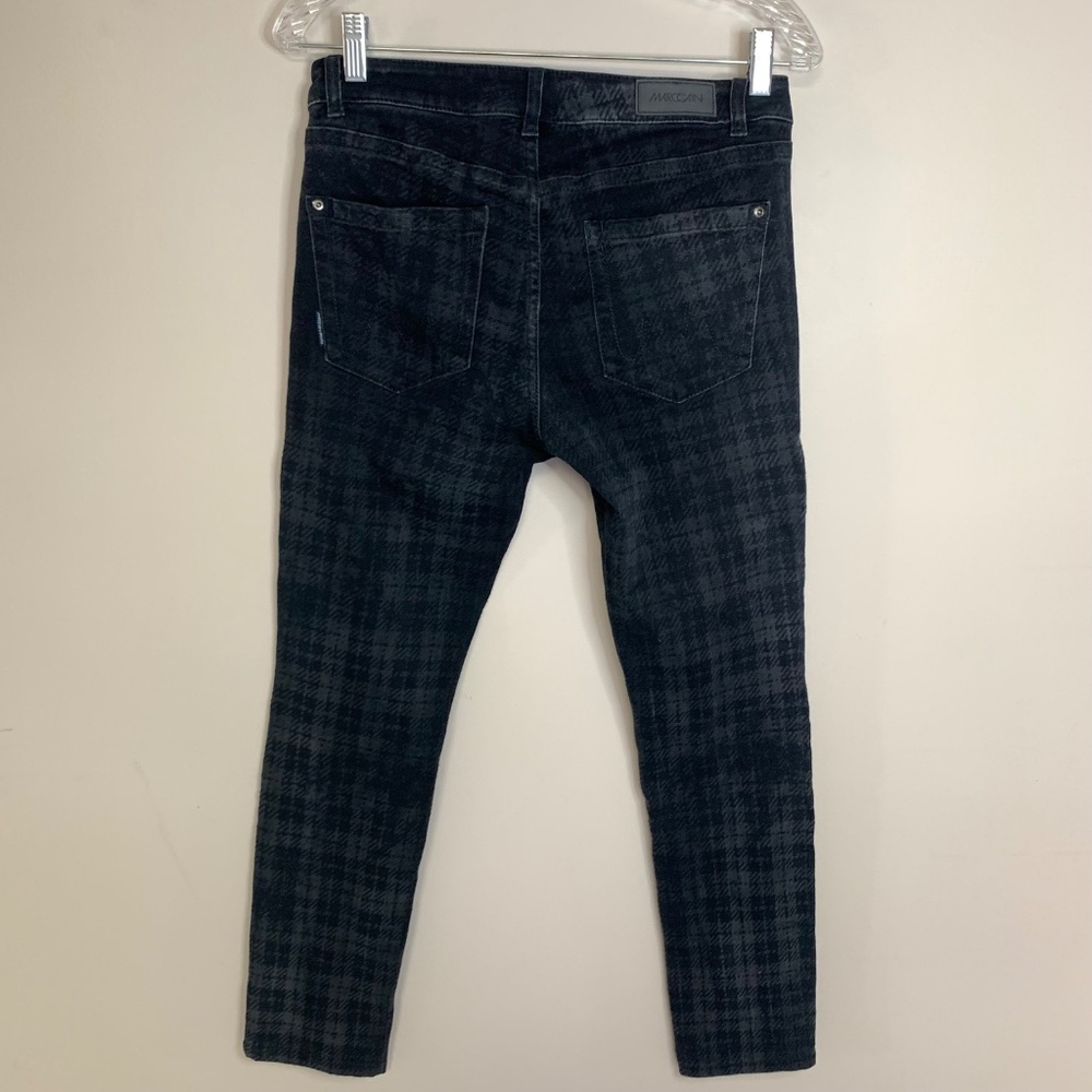 Marc Cain Grey Plaid Skinny Jeans Size N3 - Picture 7 of 10